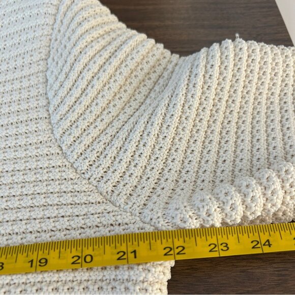 ❤️ Talbots Cream Button-Up Cardigan Sweater Size XL - Picture 7 of 9